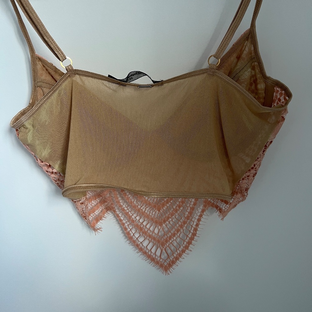 For Love and Lemons Lace Bralette - Blush Pink - Picture 7 of 11